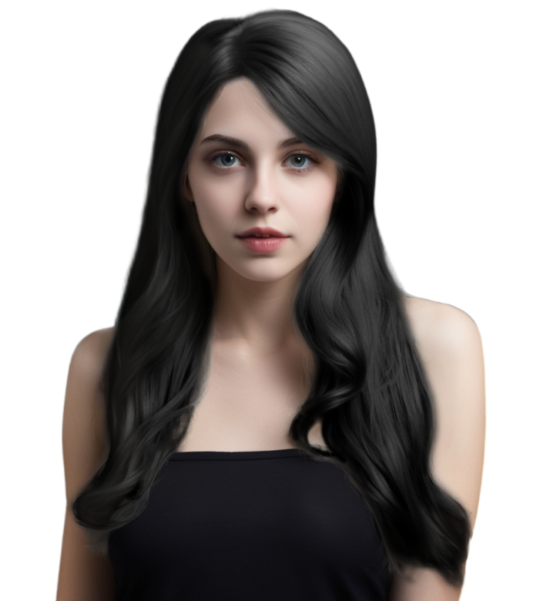 Dámská paruka Denise černá