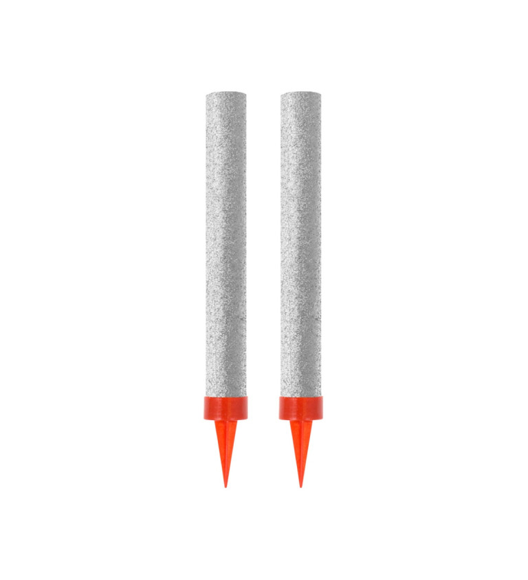 Dortové fontány stříbrné 12 cm - 2 ks