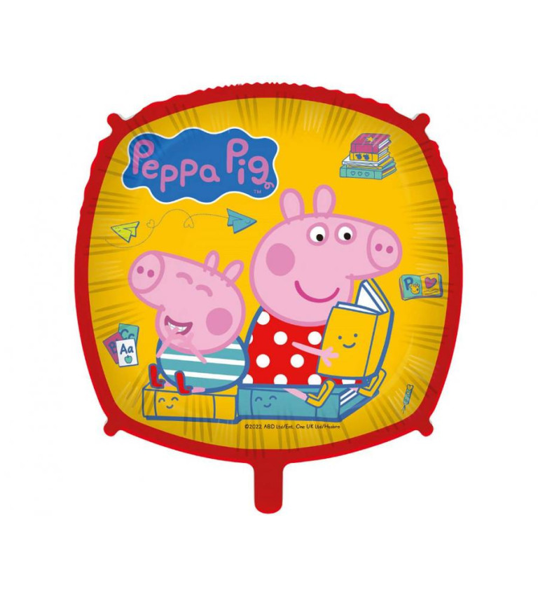 Fóliový balónek - Peppa Pig čtverec