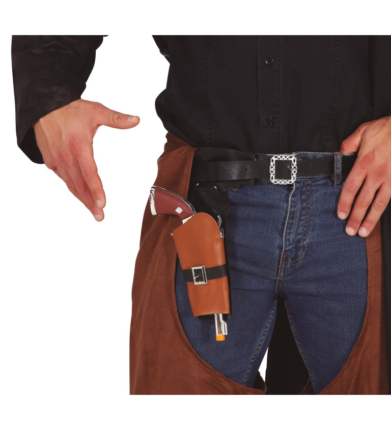 Kovbojský opasek s pistolí